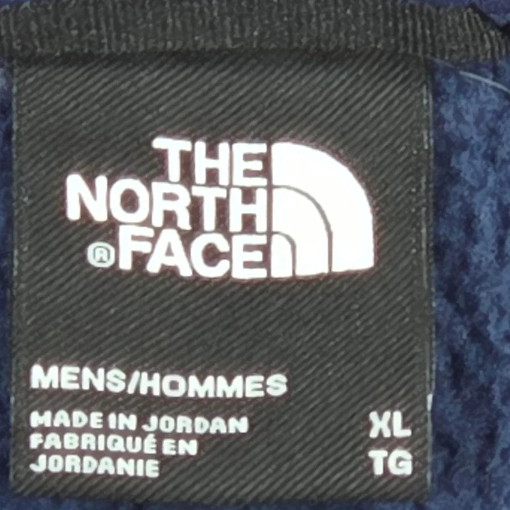 The North Face Men Gorpcore Snap Fleece Pullover Navy Teal Outdoor XL‎